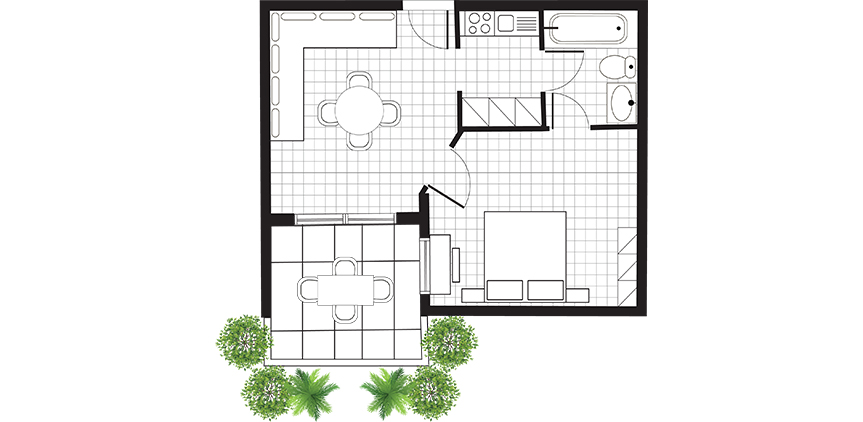 floorplan-grand-studio-garden-view-leoniki-rethymno